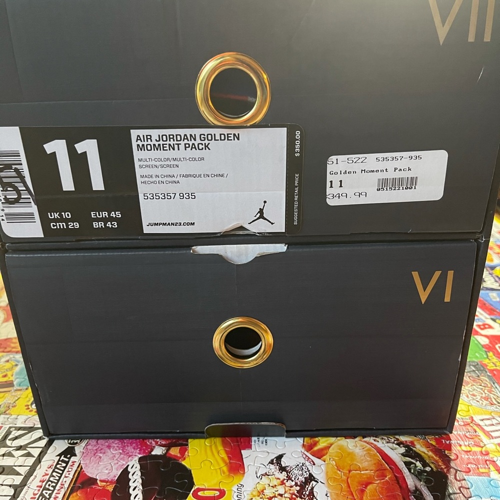 Jordan 6s - Golden moment Pack